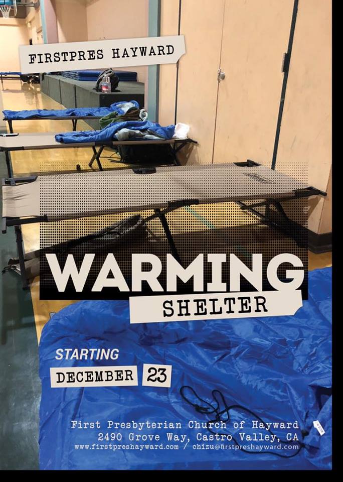 FirstPres hosted a warming shelter this past winter.